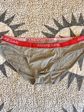 Heather Gray Cotton Briefs